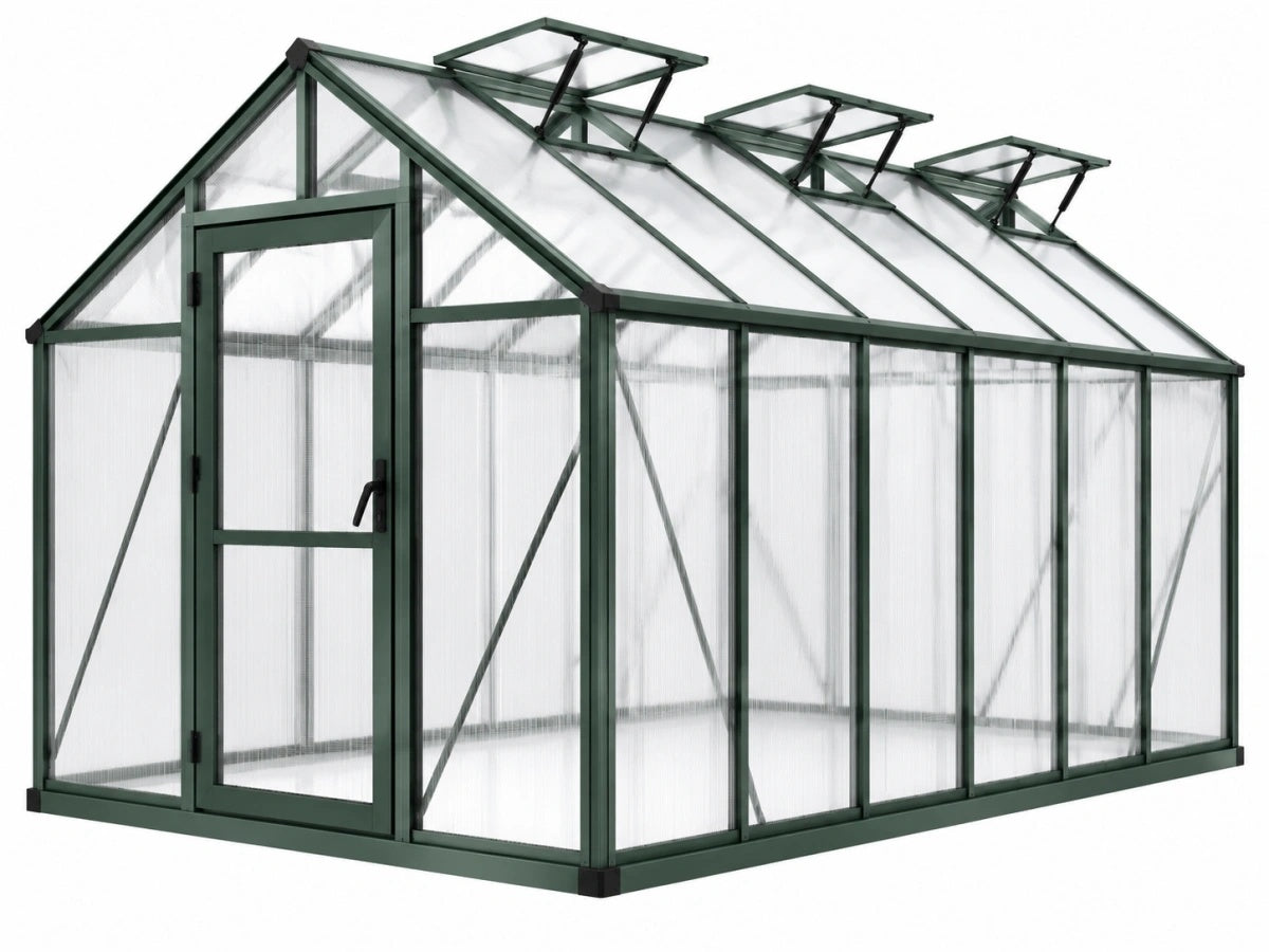 Serra da Giardino in Alluminio - 300x200x220cm - Verde/Trasparente