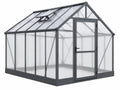 Serra da Giardino 250cm x 190cm x 195cm - Alluminio/Policarbonato - Struttura Robusta