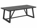 Tavolo Rettangolare da Esterno - Metallo Nero - Moderno