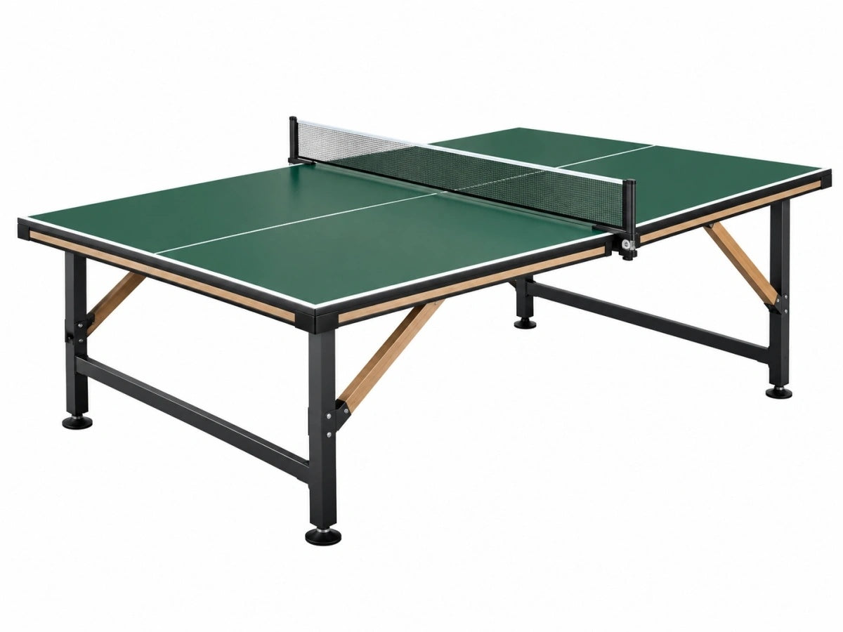 Tavolo da Ping-Pong Pieghevole - 274x152x76cm - Verde - Interno/Esterno