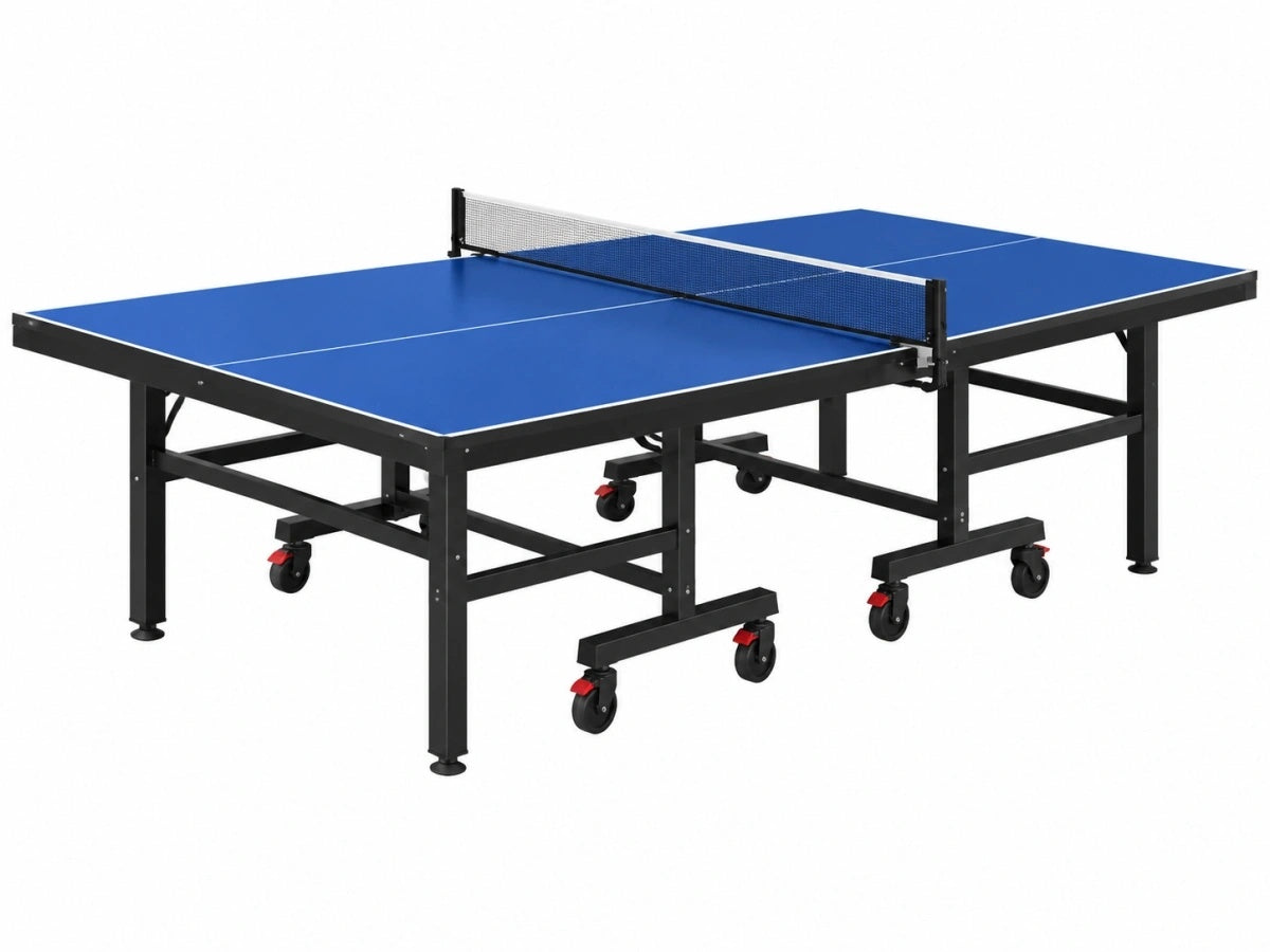 Tavolo da Ping Pong Pieghevole - 274cm x 152cm x 76cm - Metallo/Blu - Sport