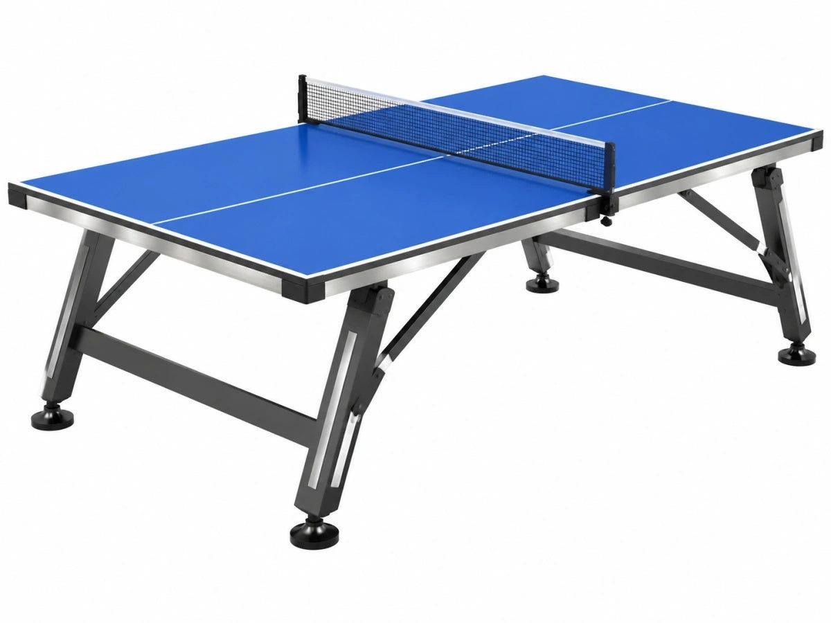Tavolo da Ping Pong 274x152.5x76cm - Pieghevole Blu Metallo