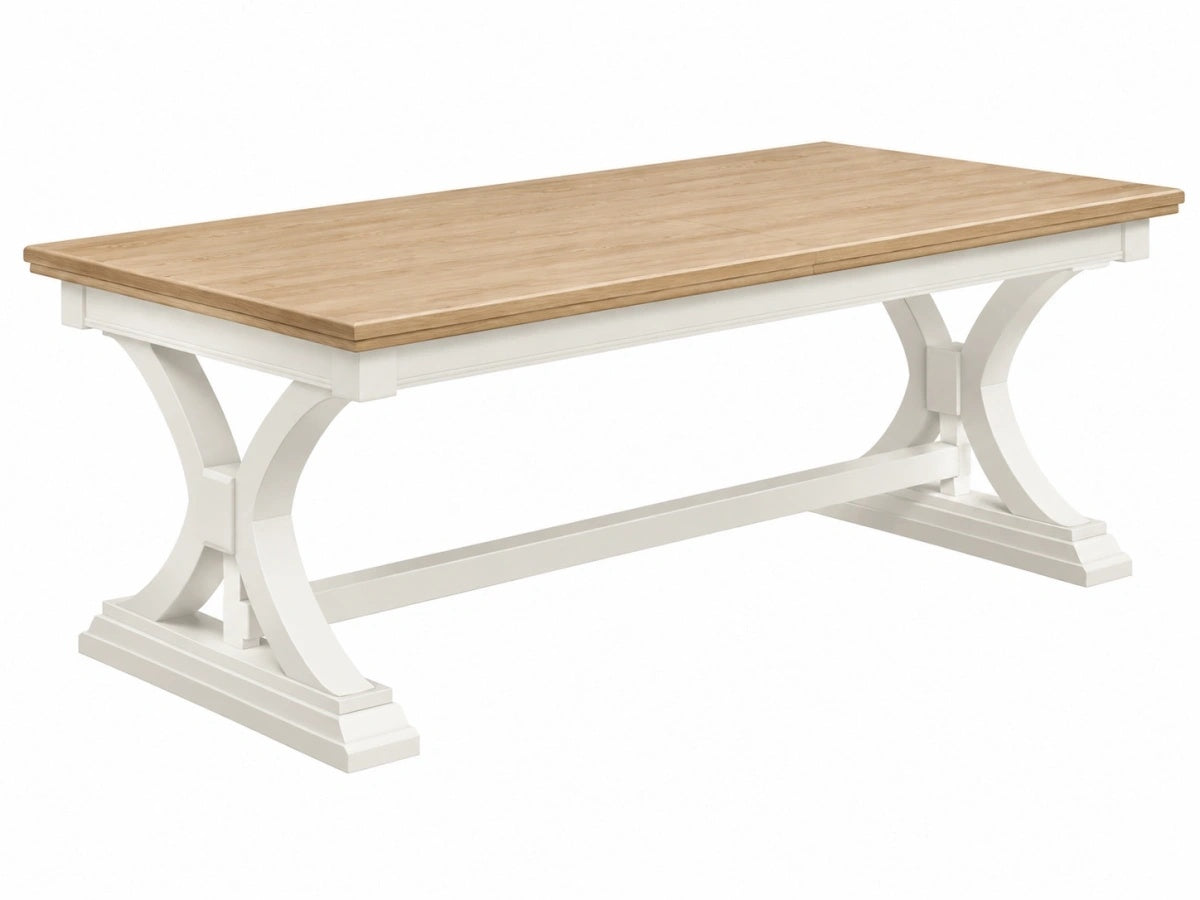 Tavolo Rettangolare da Pranzo Legno Bianco