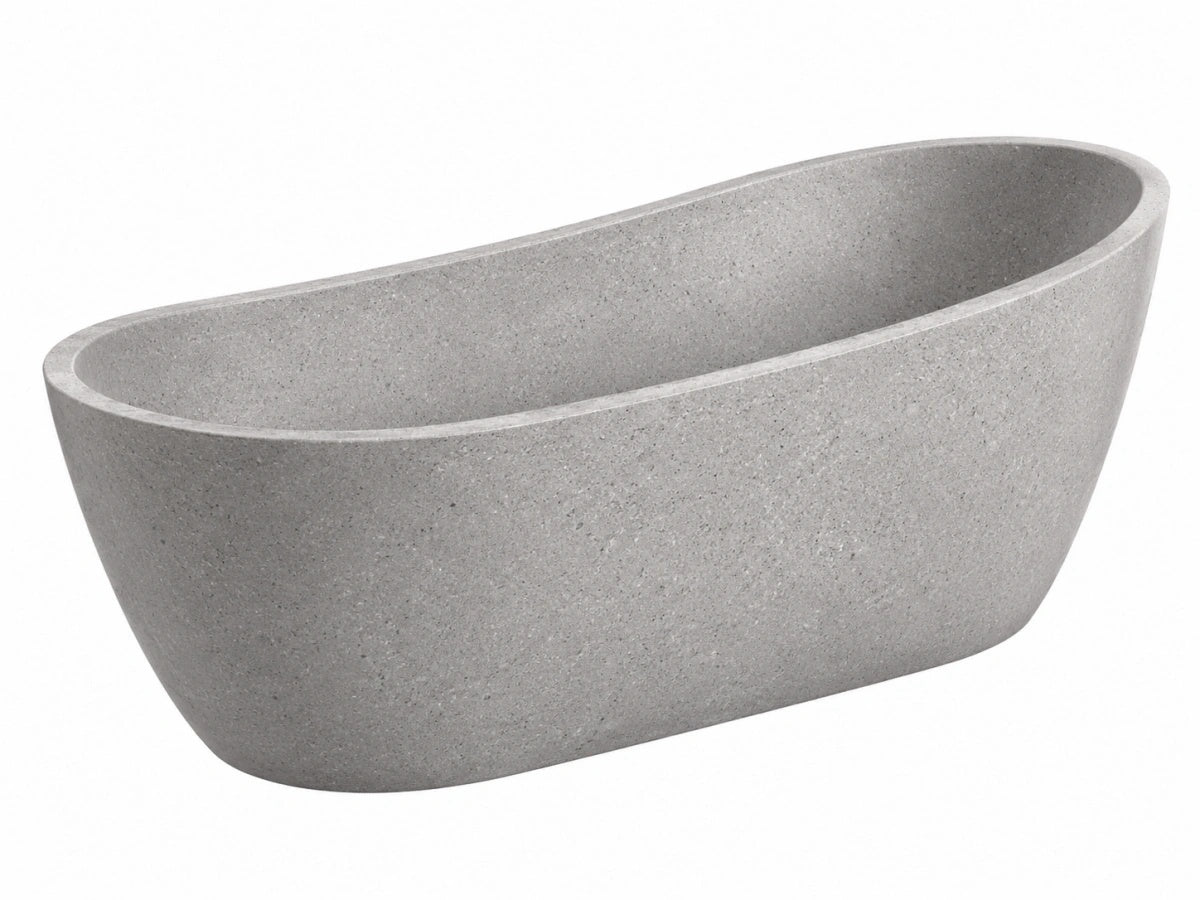 Vasca da Bagno Freestanding - Pietra Grigio - Moderna